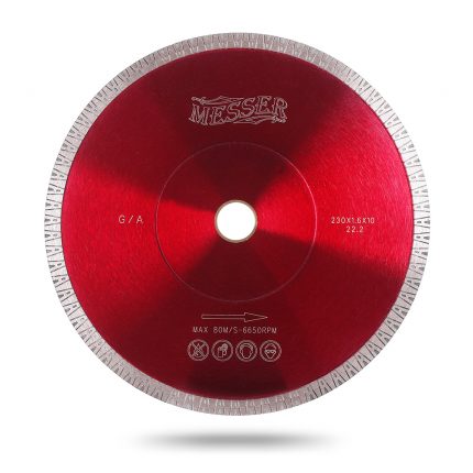Алмазный ультратонкий диск Messer G/A по граниту