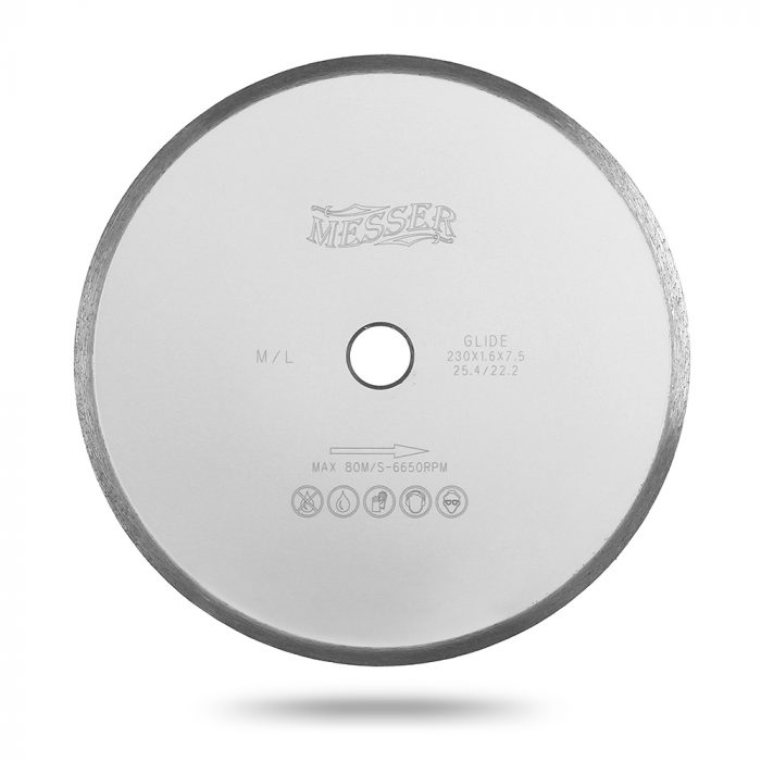Алмазный диск Messer M/L (сплошная кромка). Диаметр 125 мм.